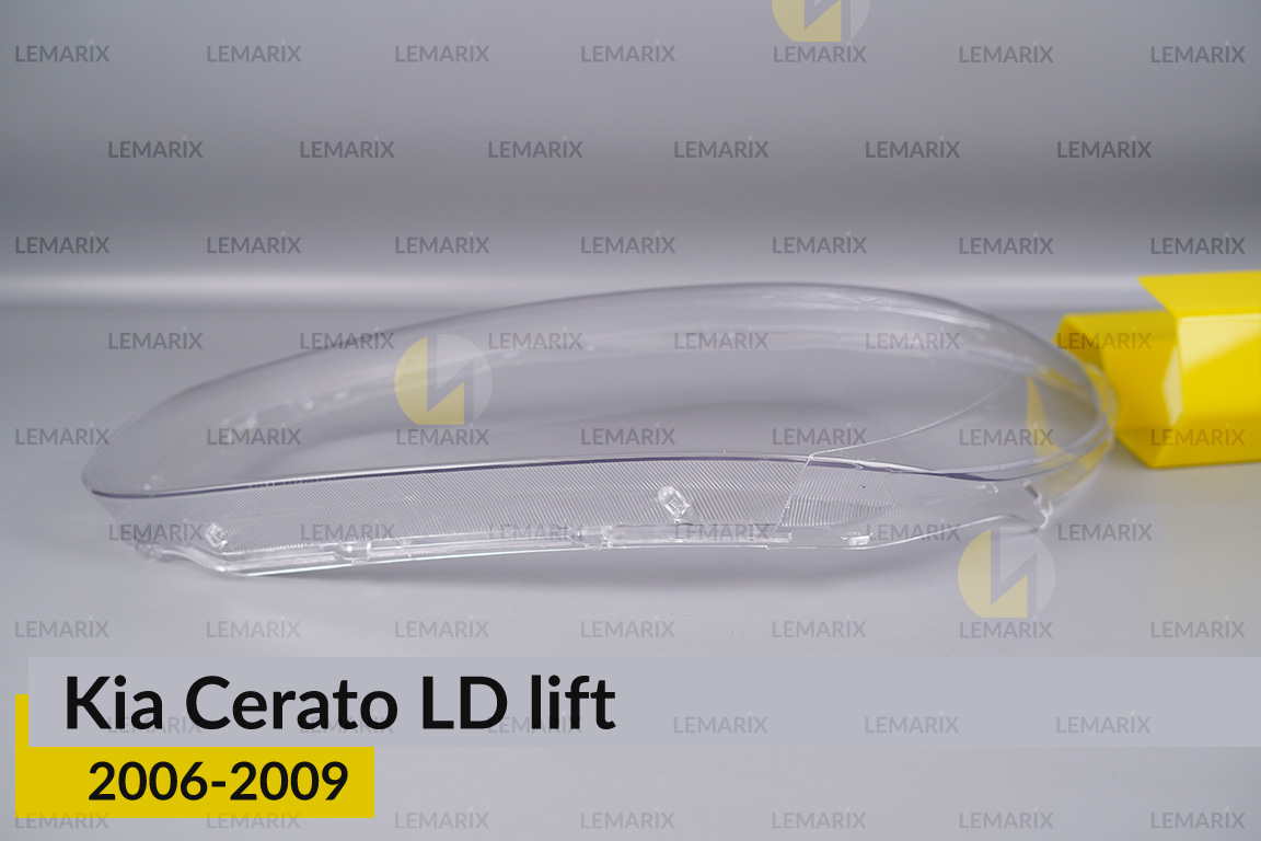 Скло фари Kia Cerato LD (2006-2009) рест ліве