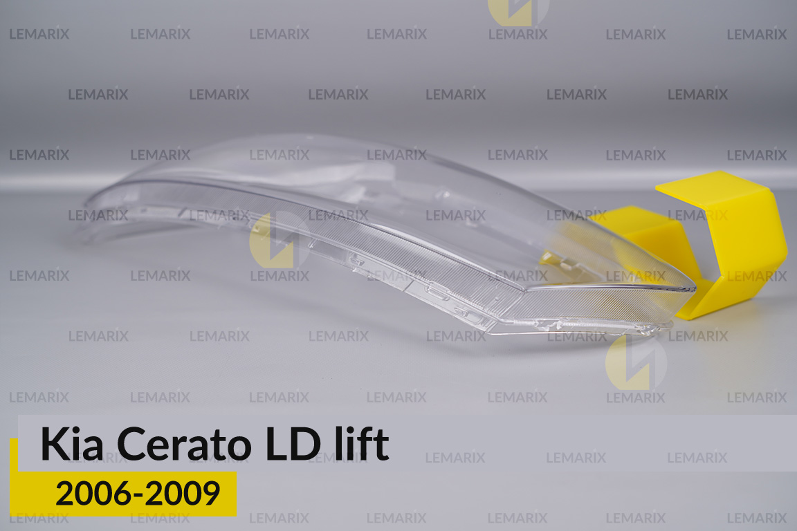 Скло фари Kia Cerato LD (2006-2009) рест ліве