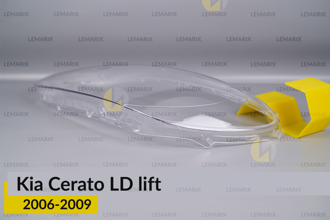 Скло фари Kia Cerato LD (2006-2009) рест ліве