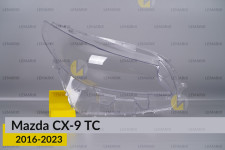 Стекло фары Mazda CX-9 TC (2016-2024) правое