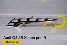 Декоративная маска верхняя Audi Q5 8R Xenon (2008-2012) дорест левая