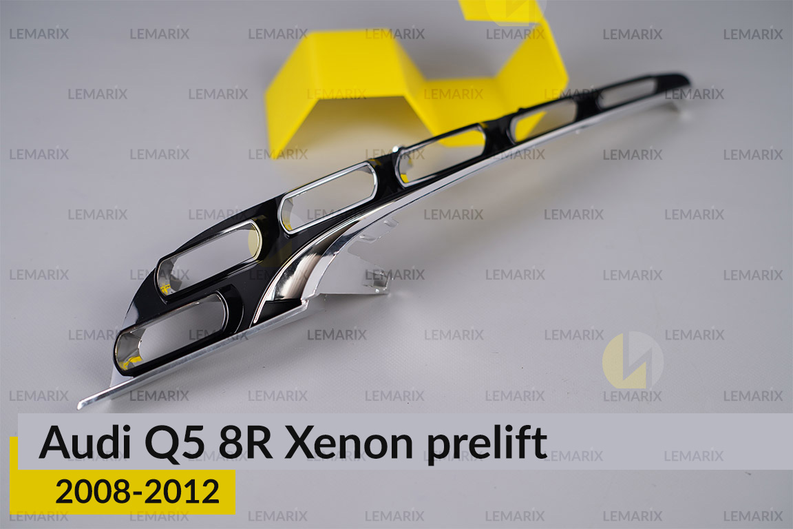 Декоративна маска верхня Audi Q5 8R Xenon (2008-2012) дорест ліва