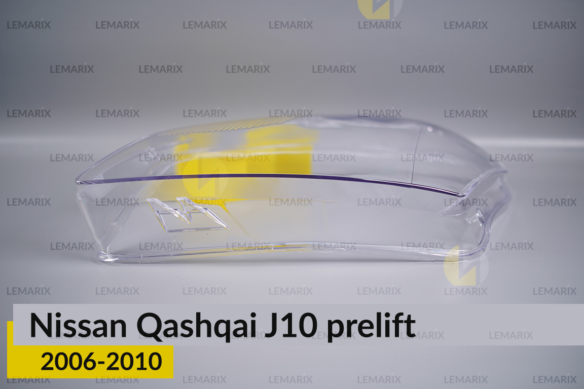 Скло фари Nissan Qashqai J10 (2006-2010) дорест ліве
