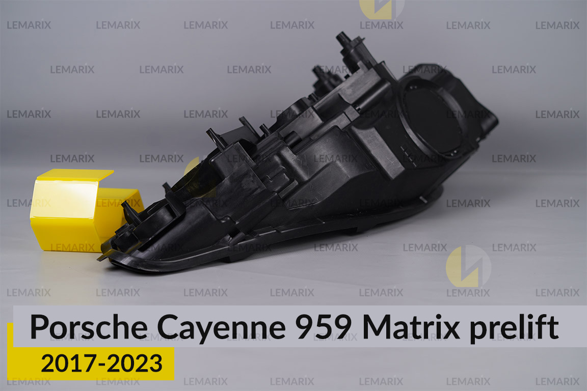 Корпус фари Porsche Cayenne 959 Matrix (2017-2023) дорест лівий
