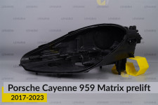 Корпус фары Porsche Cayenne 959 Matrix (2017-2023) дорест левый