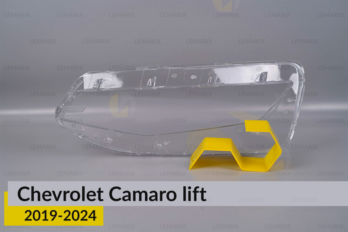 Скло фари Chevrolet Camaro (2019-2024) рест ліве