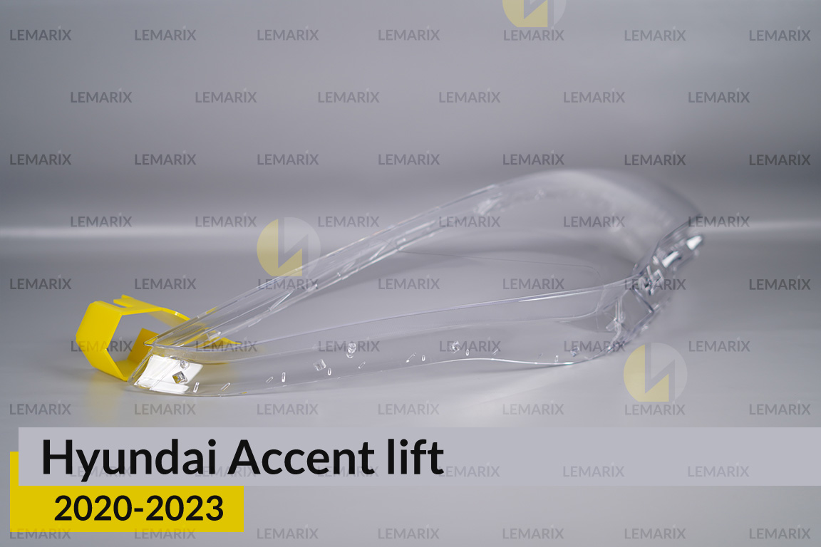 Скло фари Hyundai Accent (2020-2023) рест праве