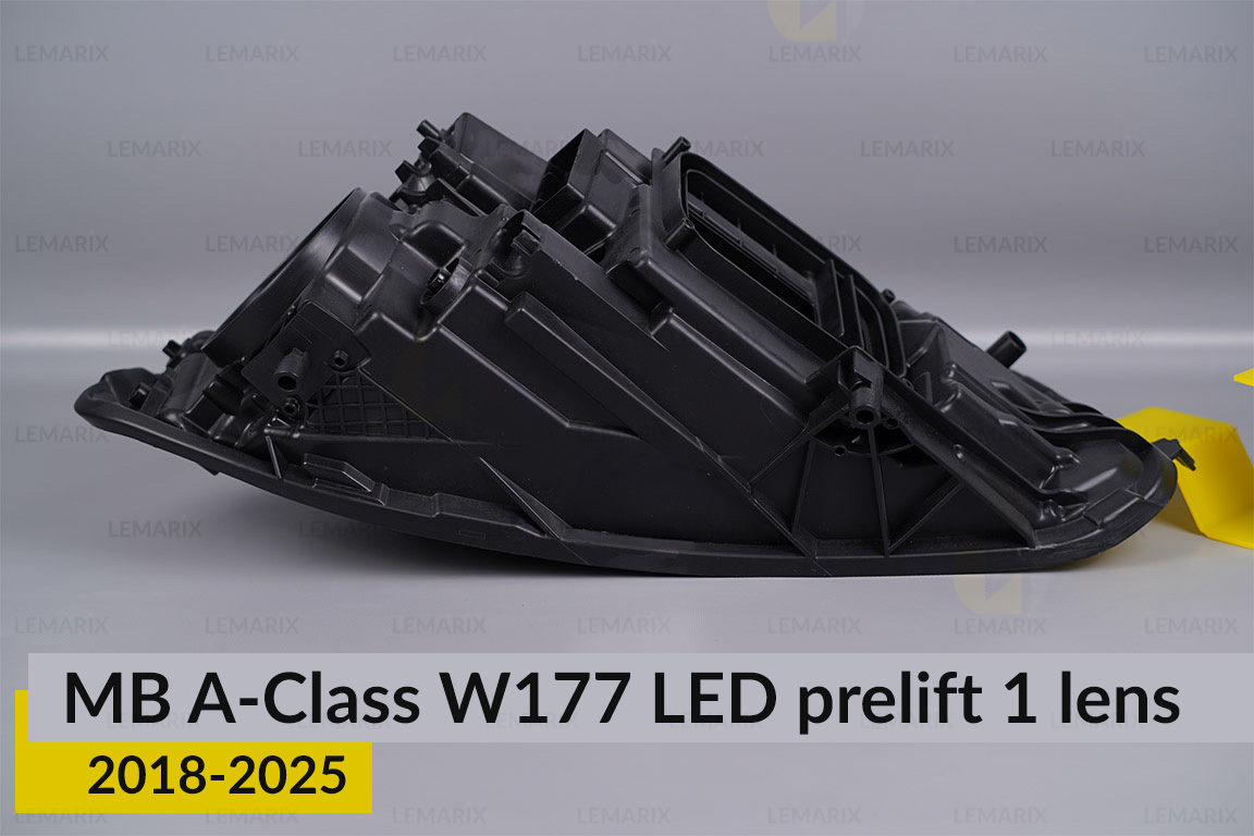 Корпус фари Mercedes-Benz A-Class W177 LED 1 лінза (2018-2025) дорест правий