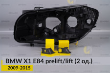 Ремкомплект крепления корпуса фар BMW X1 E84 (2009-2015) дорест/рест левый – 2 ед.