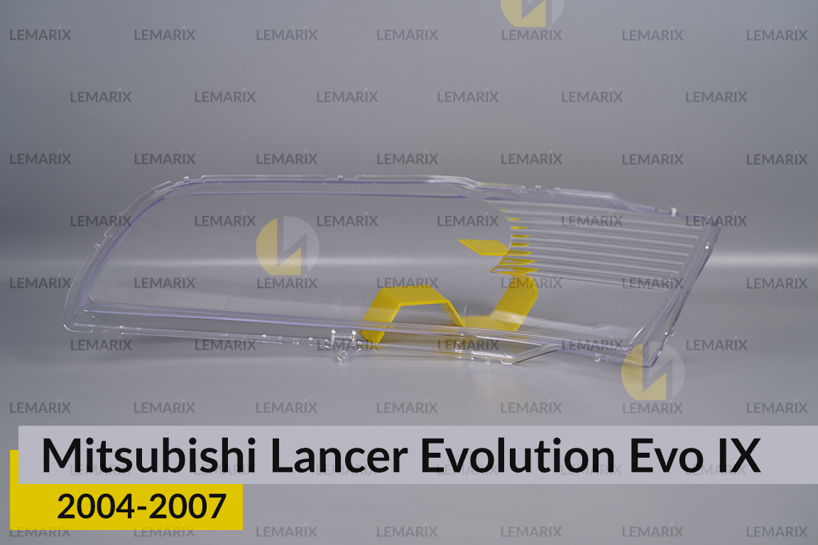 Скло фари Mitsubishi Lancer Evolution Evo IX (2004-2007) праве