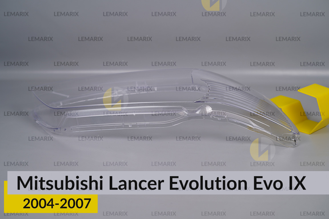 Скло фари Mitsubishi Lancer Evolution Evo IX (2004-2007) праве