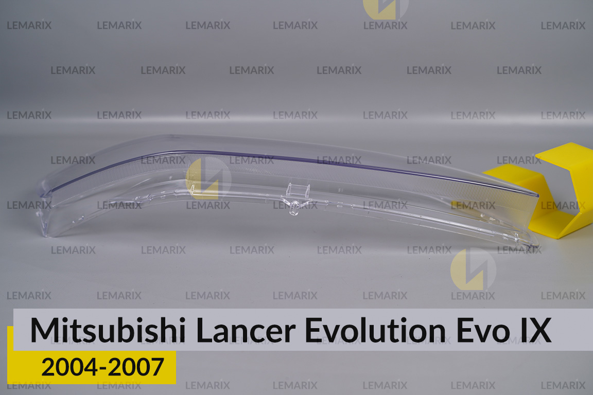 Скло фари Mitsubishi Lancer Evolution Evo IX (2004-2007) праве