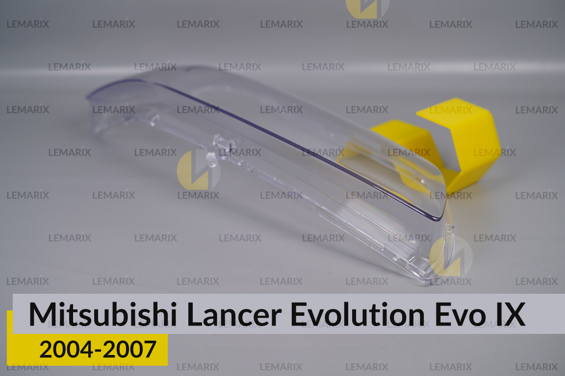 Скло фари Mitsubishi Lancer Evolution Evo IX (2004-2007) праве