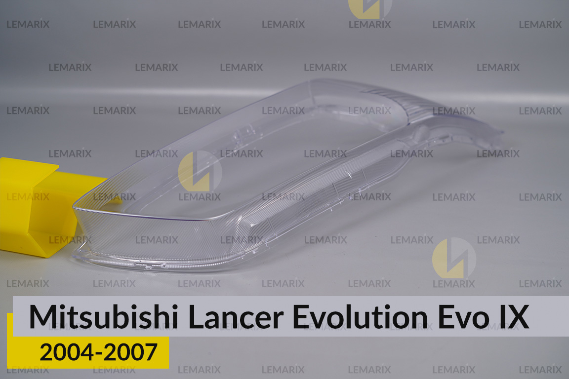 Скло фари Mitsubishi Lancer Evolution Evo IX (2004-2007) праве