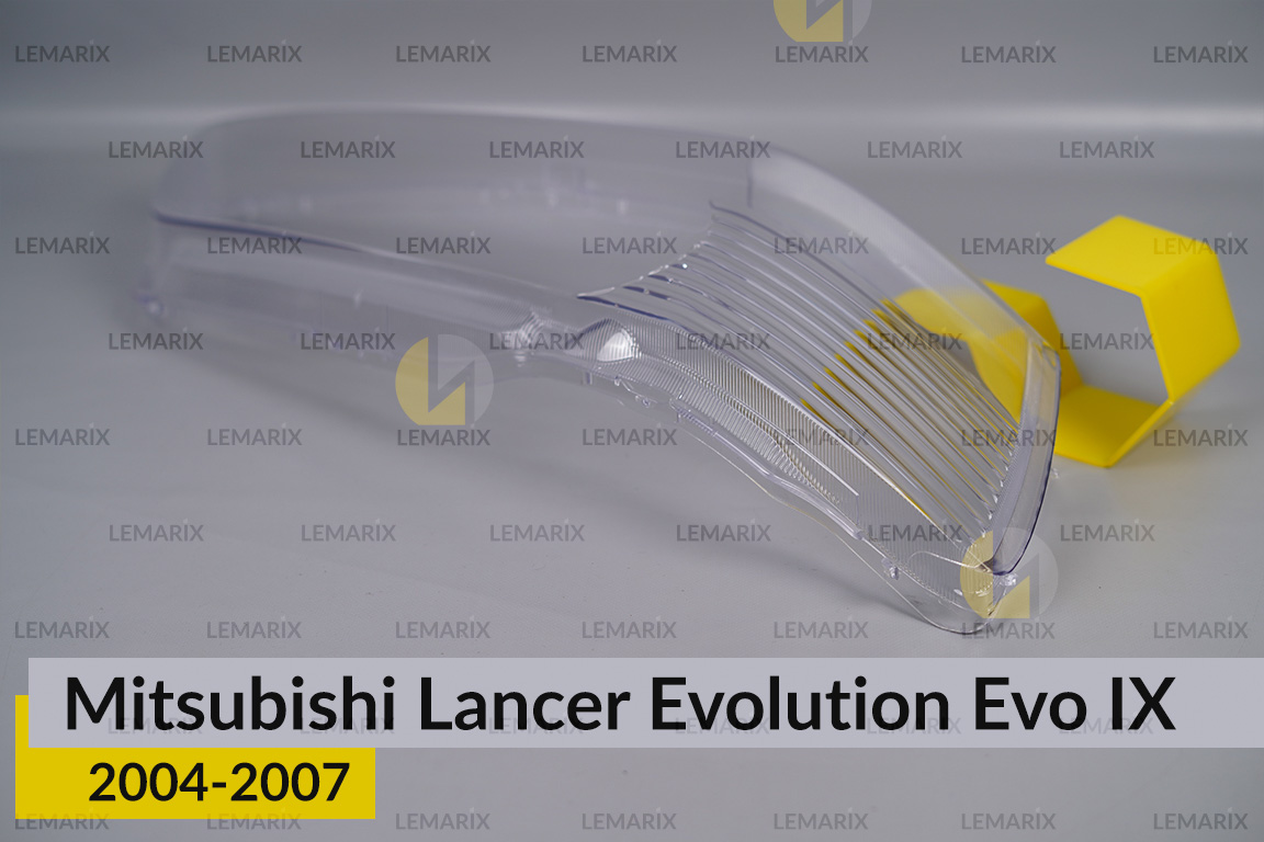 Скло фари Mitsubishi Lancer Evolution Evo IX (2004-2007) праве
