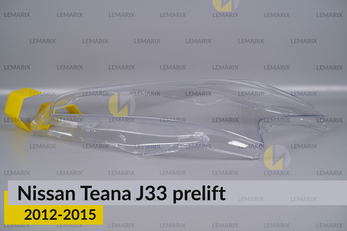Скло фари Nissan Teana J33 (2012-2015) дорест ліве