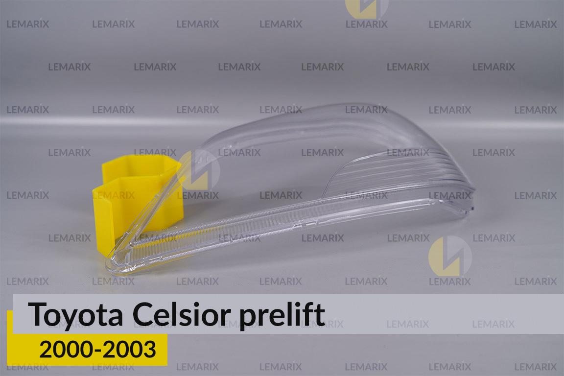 Скло фари Toyota Celsior (2000-2003) дорест ліве