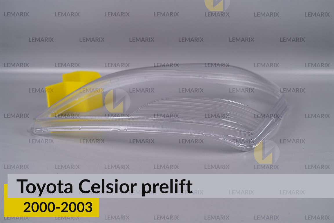 Скло фари Toyota Celsior (2000-2003) дорест ліве