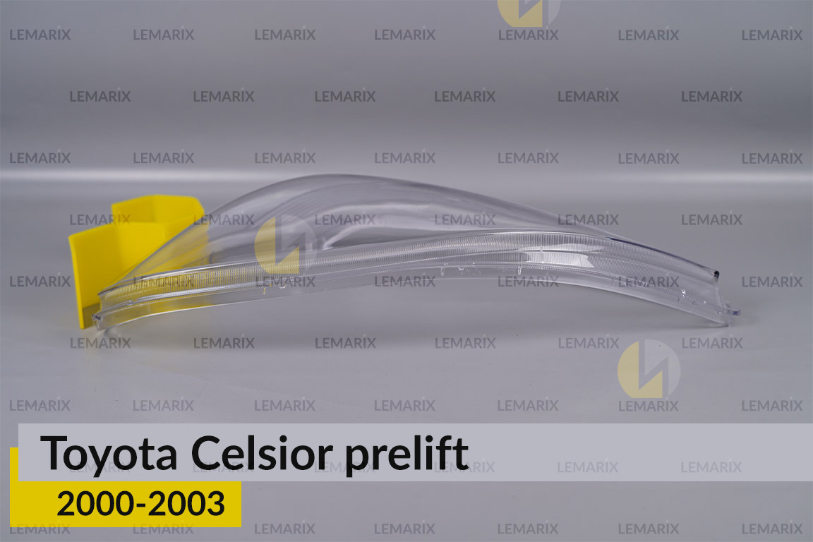 Скло фари Toyota Celsior (2000-2003) дорест ліве
