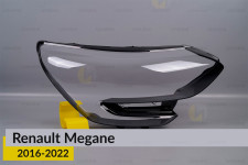 Скло фари Renault Megane (2016-2026) праве