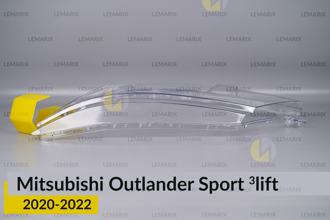 Скло фари Mitsubishi Outlander Sport (2020-2022) 3 рест ліве