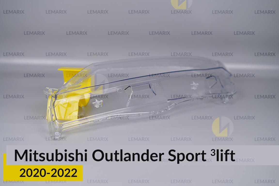 Скло фари Mitsubishi Outlander Sport (2020-2022) 3 рест ліве