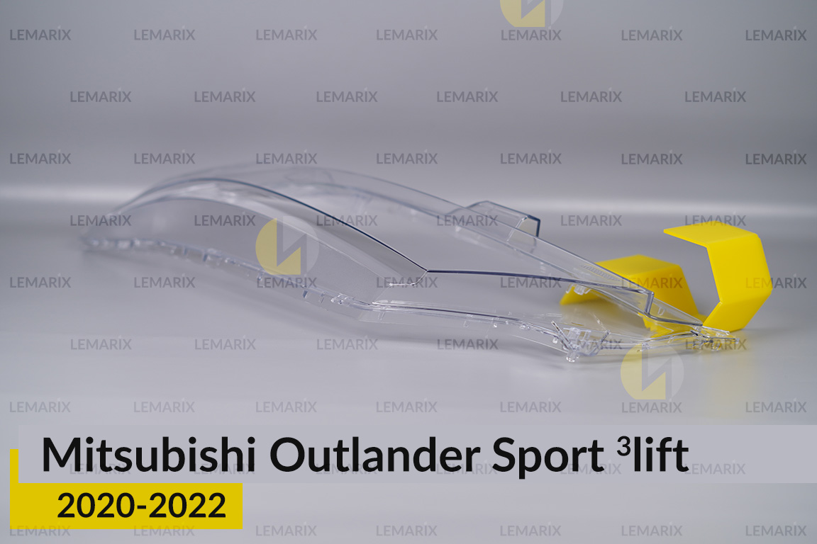 Скло фари Mitsubishi Outlander Sport (2020-2022) 3 рест ліве