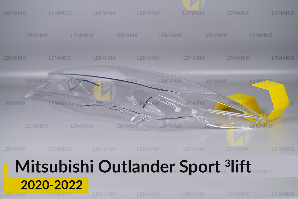 Скло фари Mitsubishi Outlander Sport (2020-2022) 3 рест ліве