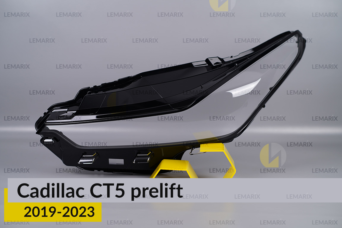 Скло фари Cadillac CT5 (2019-2023) дорест ліве