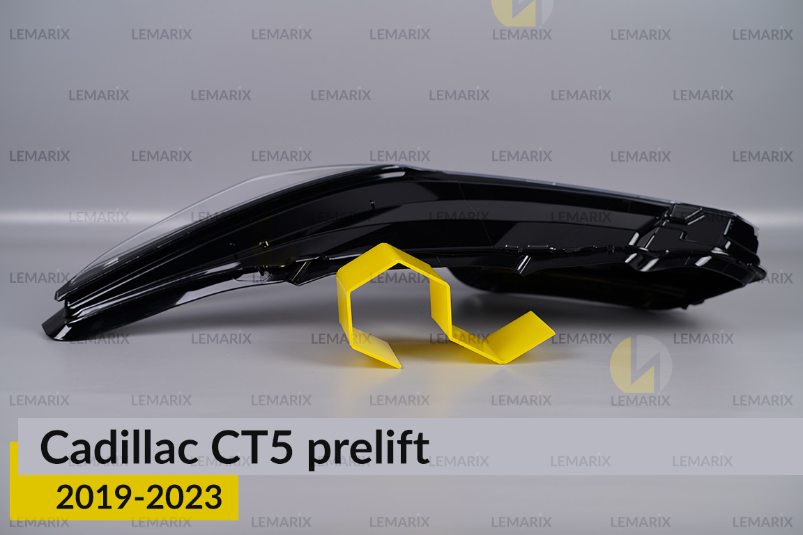 Скло фари Cadillac CT5 (2019-2023) дорест ліве