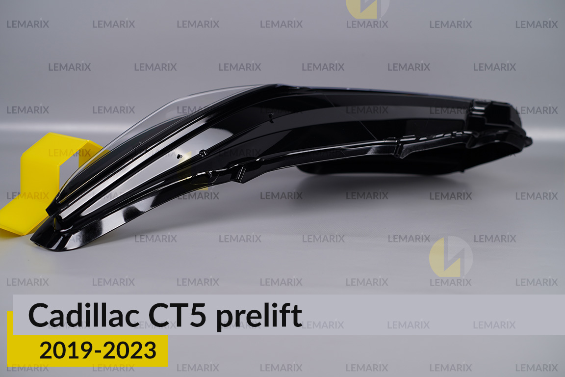 Скло фари Cadillac CT5 (2019-2023) дорест ліве