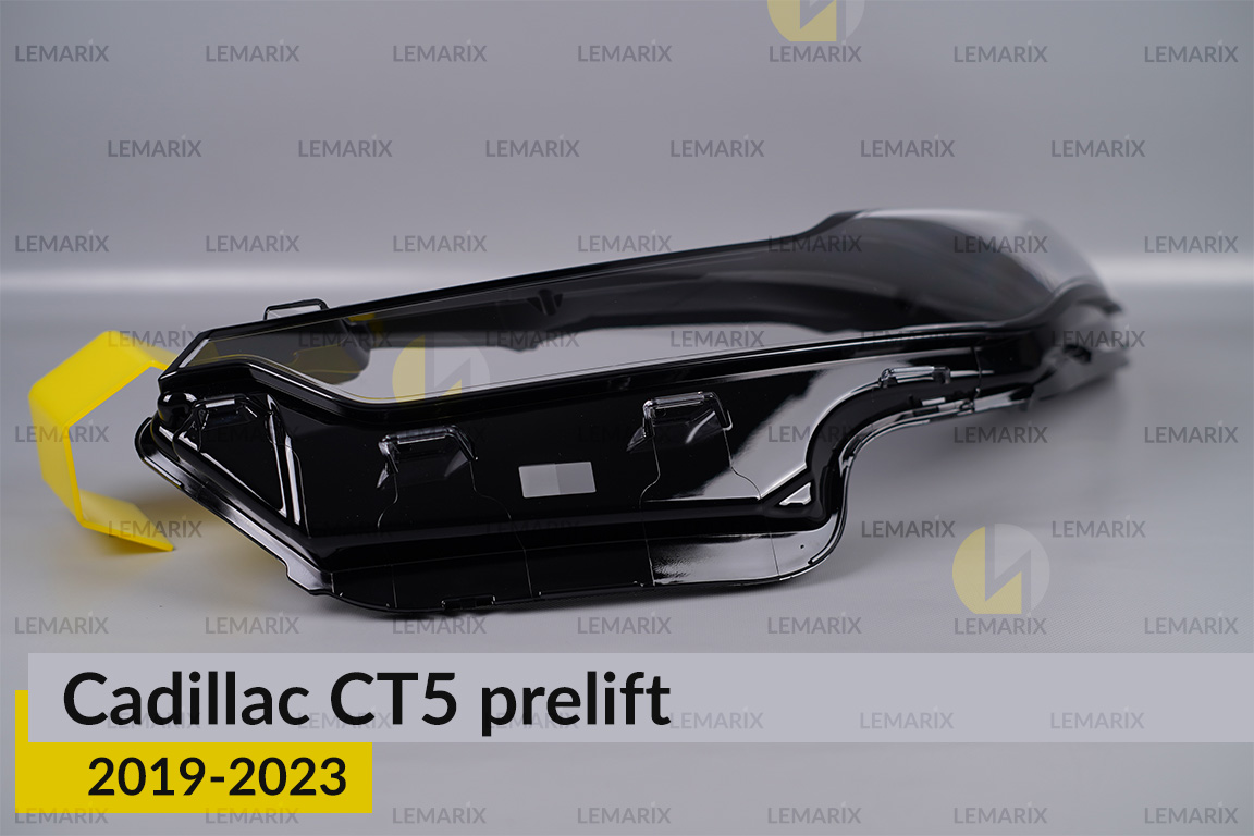 Скло фари Cadillac CT5 (2019-2023) дорест ліве