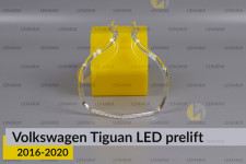 Кольцо световод фары VW Volkswagen Tiguan LED (2016-2020) дорест правый