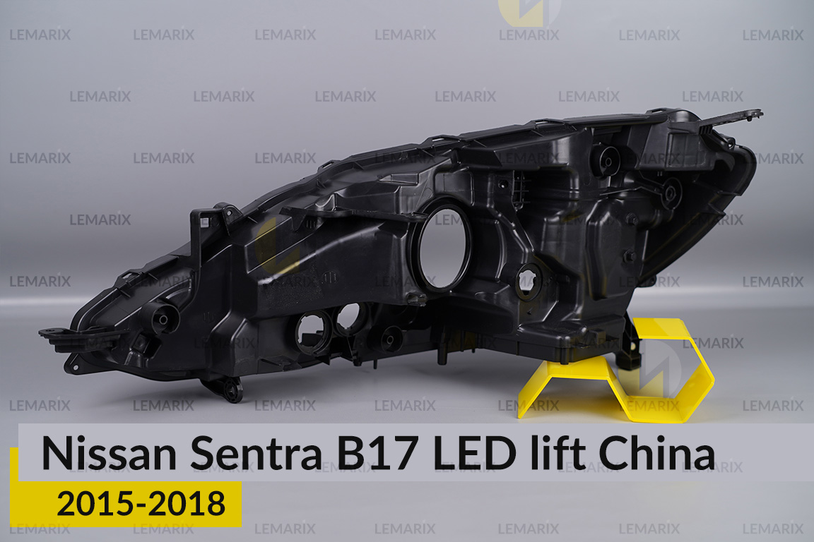 Корпус фари Nissan Sentra B17 LED China (2015-2018) рест правий