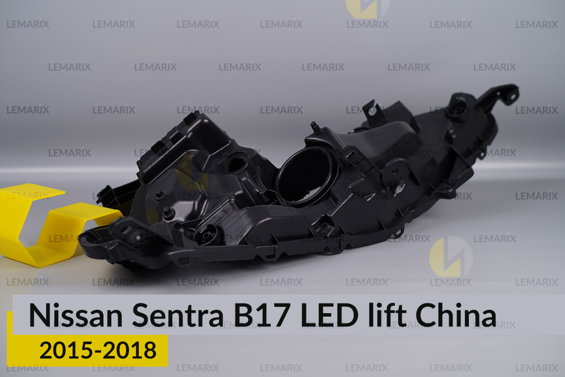 Корпус фари Nissan Sentra B17 LED China (2015-2018) рест правий