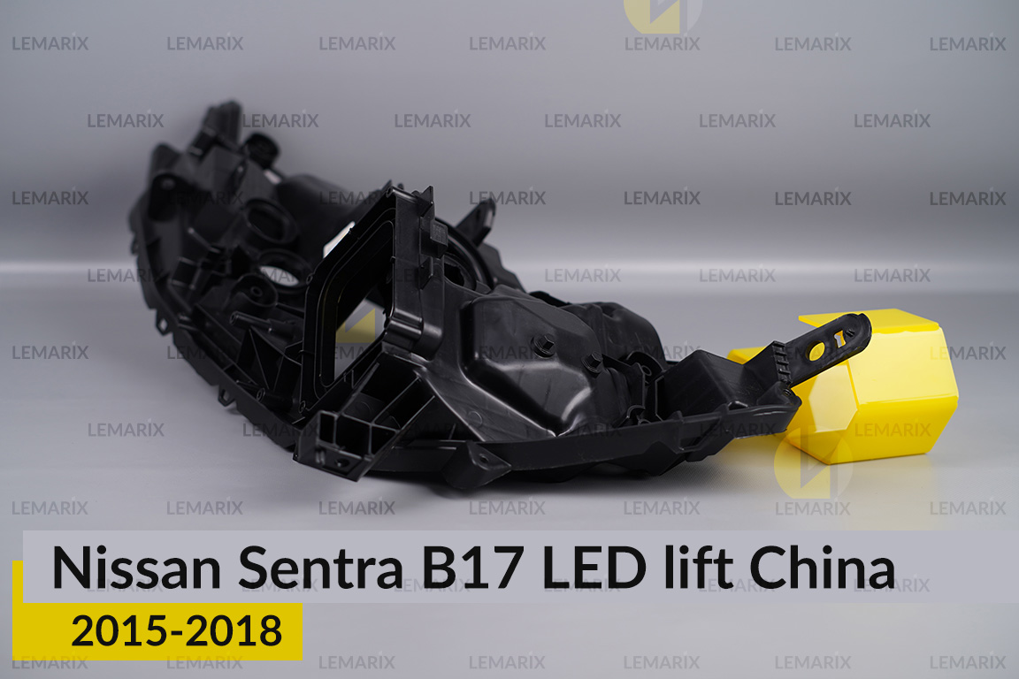 Корпус фари Nissan Sentra B17 LED China (2015-2018) рест правий