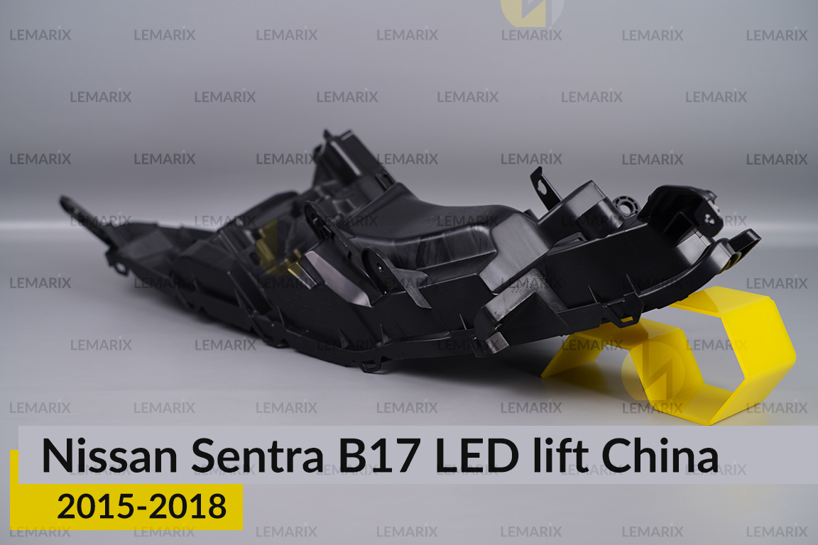 Корпус фари Nissan Sentra B17 LED China (2015-2018) рест правий
