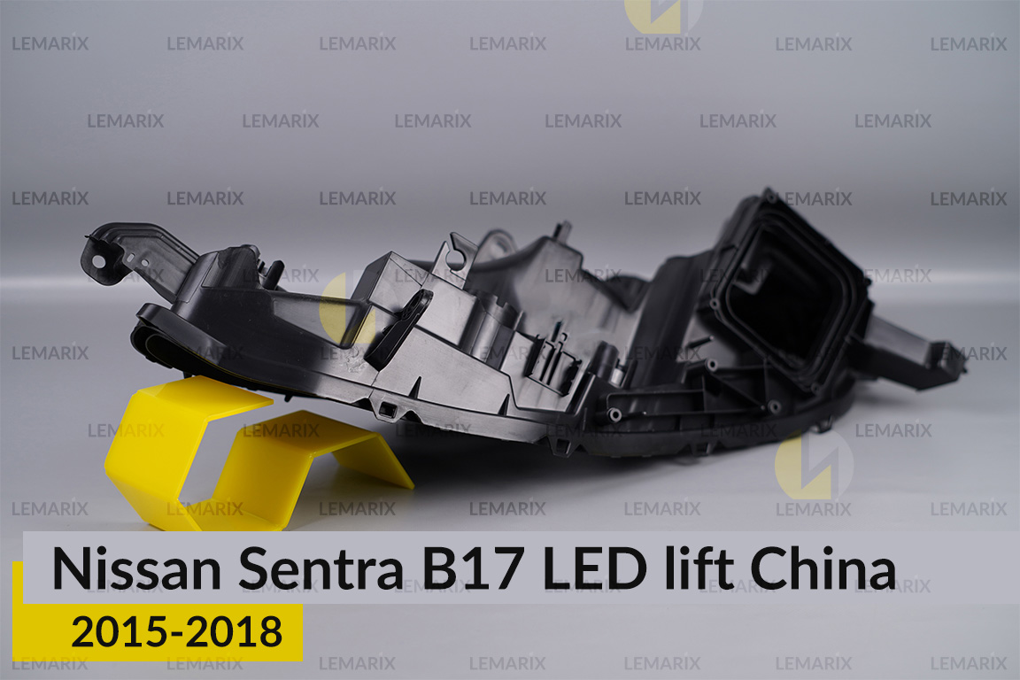 Корпус фари Nissan Sentra B17 LED China (2015-2018) рест правий