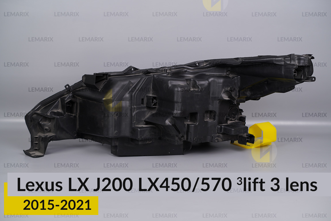 Корпус фари Lexus LX J200 LX450/570 3 лінзи (2015-2021) 3 рест правий