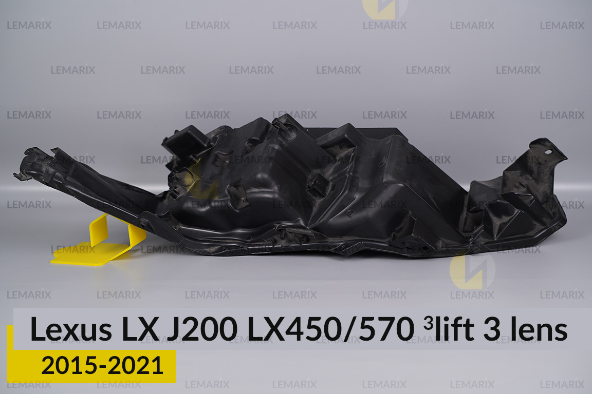 Корпус фари Lexus LX J200 LX450/570 3 лінзи (2015-2021) 3 рест правий
