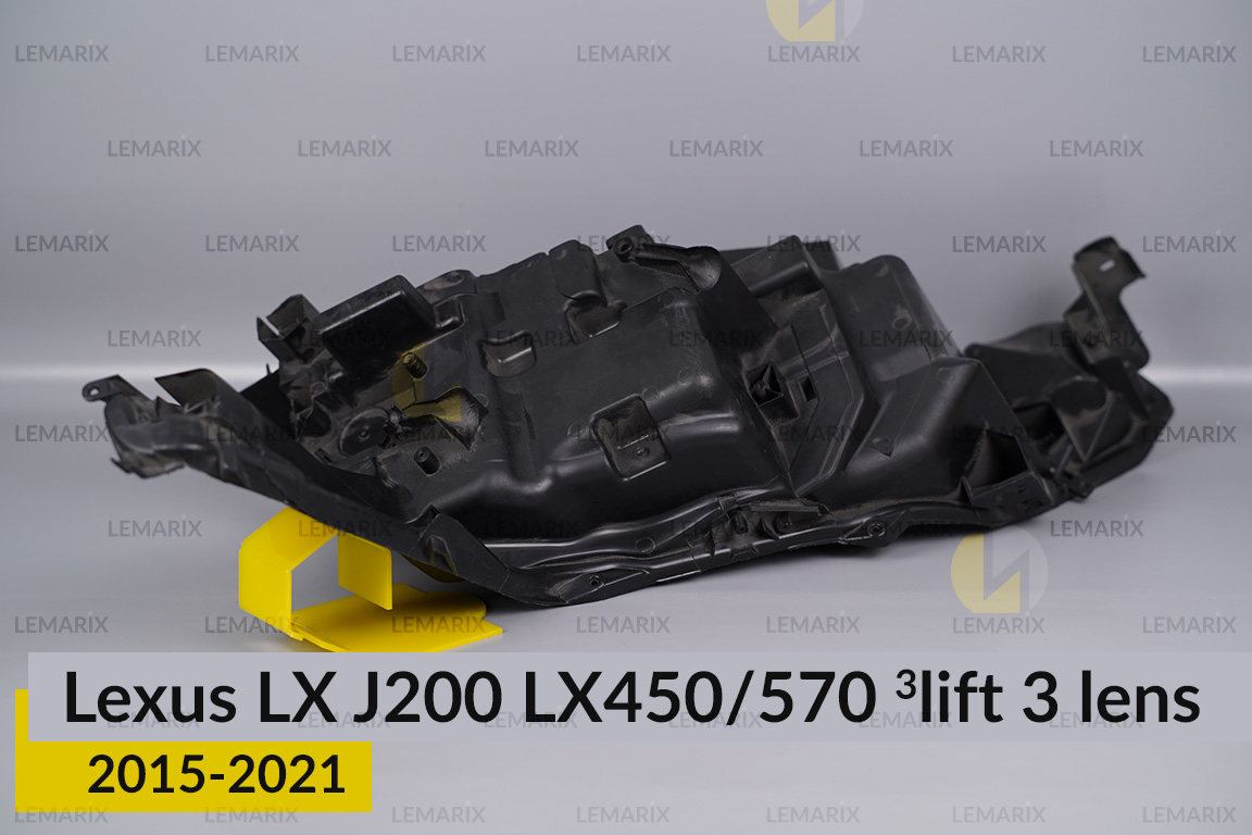 Корпус фари Lexus LX J200 LX450/570 3 лінзи (2015-2021) 3 рест правий