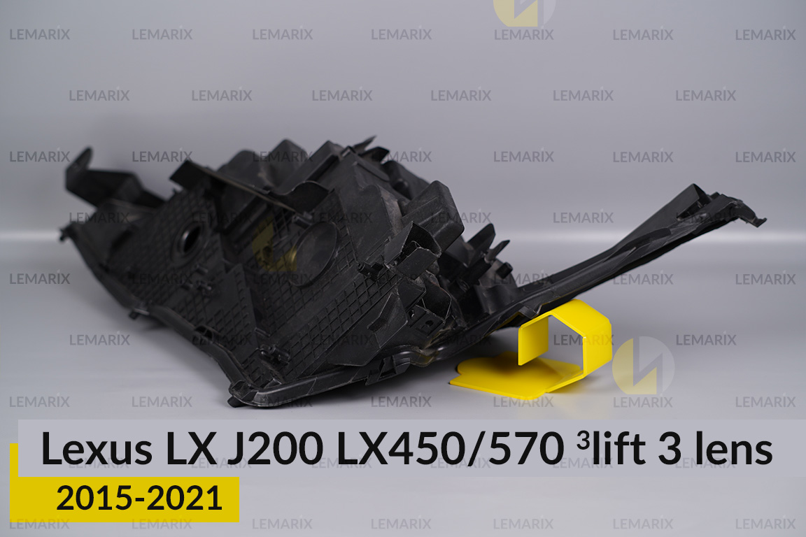 Корпус фари Lexus LX J200 LX450/570 3 лінзи (2015-2021) 3 рест правий