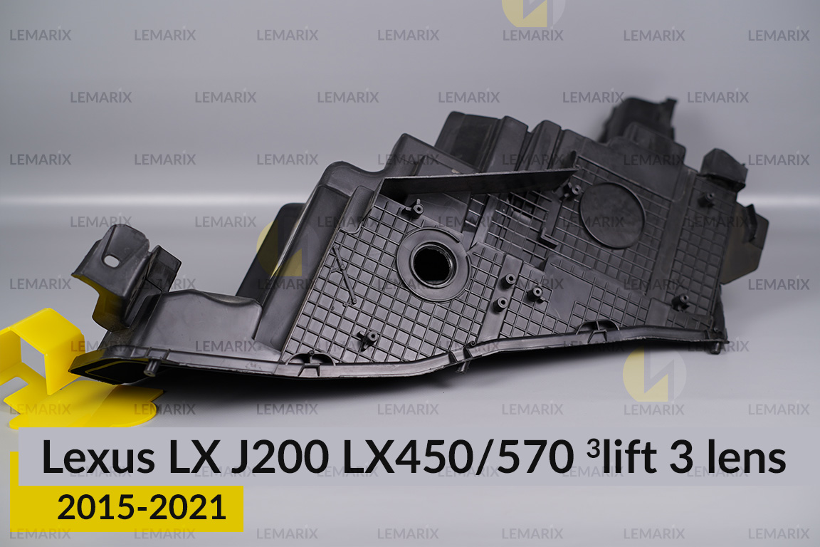Корпус фари Lexus LX J200 LX450/570 3 лінзи (2015-2021) 3 рест правий