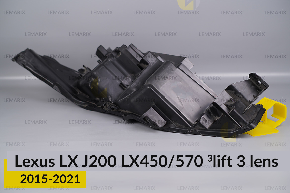 Корпус фари Lexus LX J200 LX450/570 3 лінзи (2015-2021) 3 рест правий