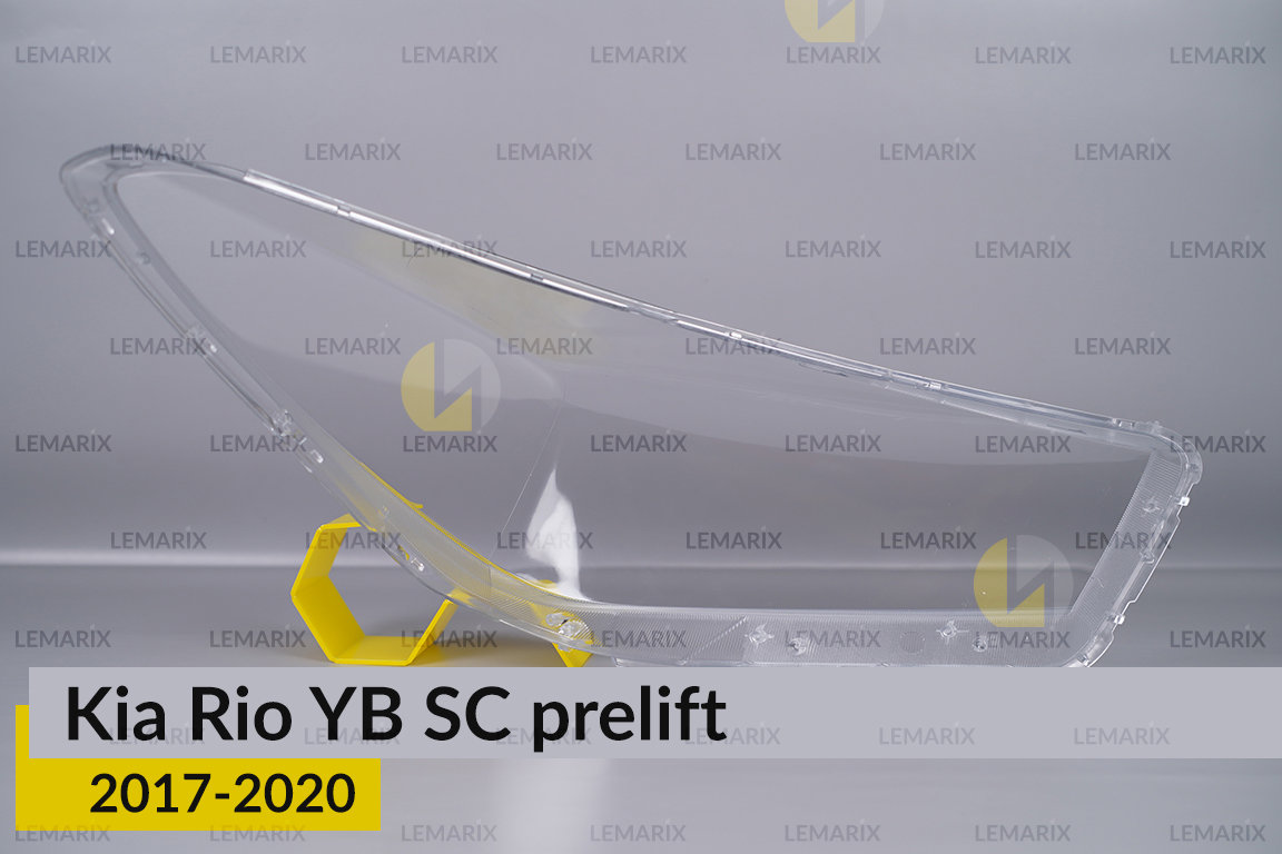Скло фари Kia Rio YB SC (2017-2020) дорест ліве