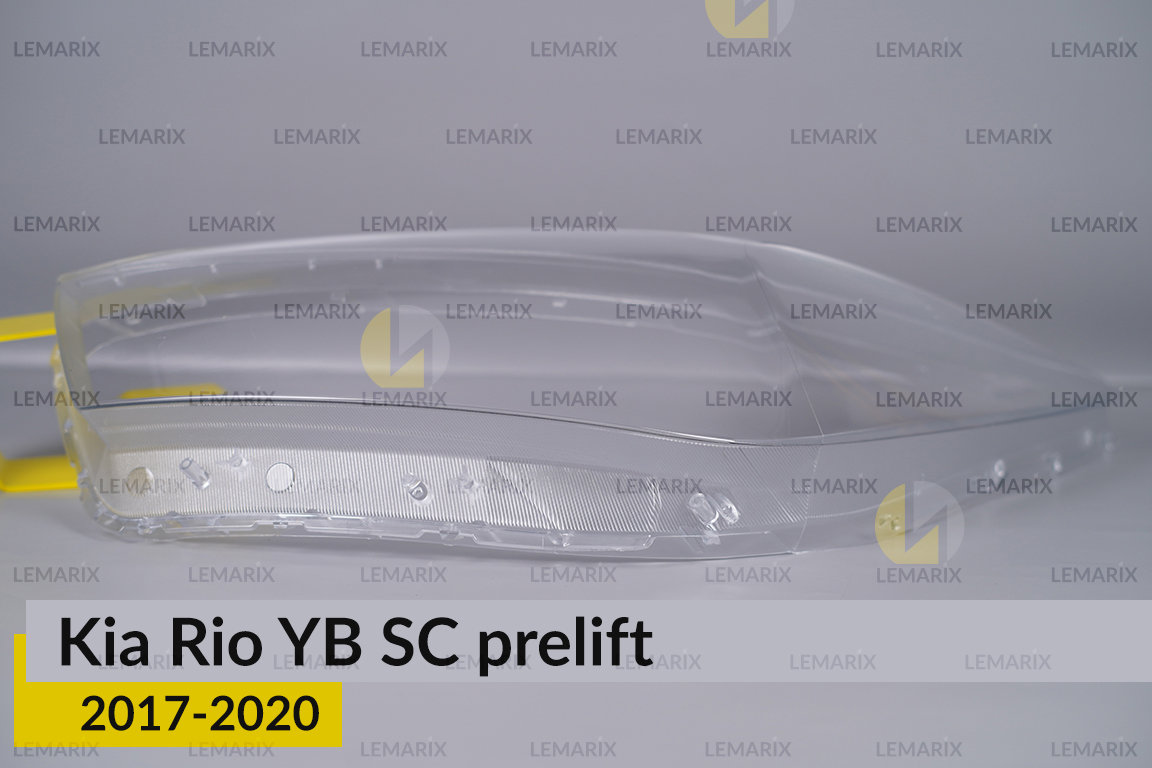 Скло фари Kia Rio YB SC (2017-2020) дорест ліве