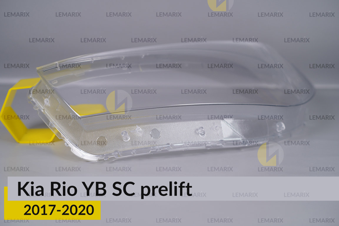 Скло фари Kia Rio YB SC (2017-2020) дорест ліве