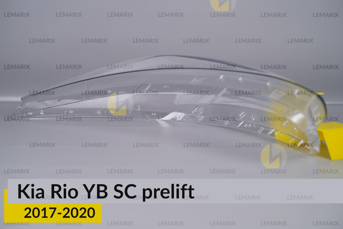 Скло фари Kia Rio YB SC (2017-2020) дорест ліве