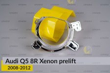 Хромована маска лінзи Audi Q5 8R Xenon (2008-2012) дорест ліва