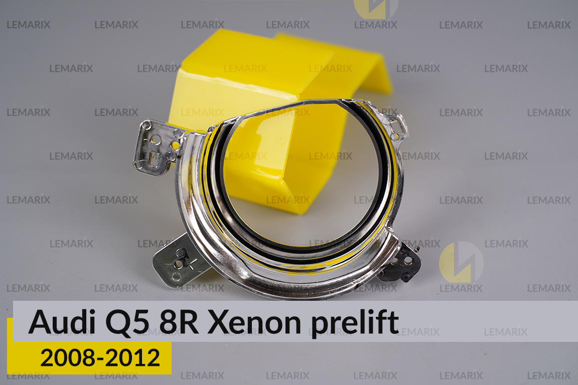 Хромована маска лінзи Audi Q5 8R Xenon (2008-2012) дорест ліва